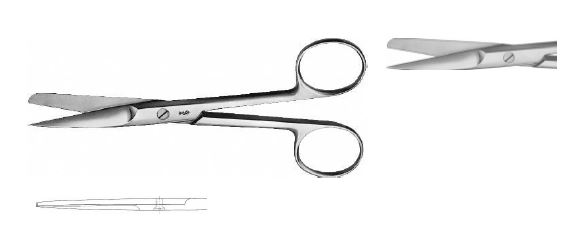 ДЕВЕР НОЖИЦІ ПРЯМ. Г/Т 145MM